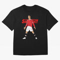 CR7 Siiiii!, Cristiano Ronaldo's trademark goal celebration Oversized T-Shirt Show Your Love for FIFA World Cup 2026 USA Canada Mexico Spirit, Driven by Spain, CR7 and Messi, Goal Celebration Energy, Supporter Heritage, Football Icons and Worldwide