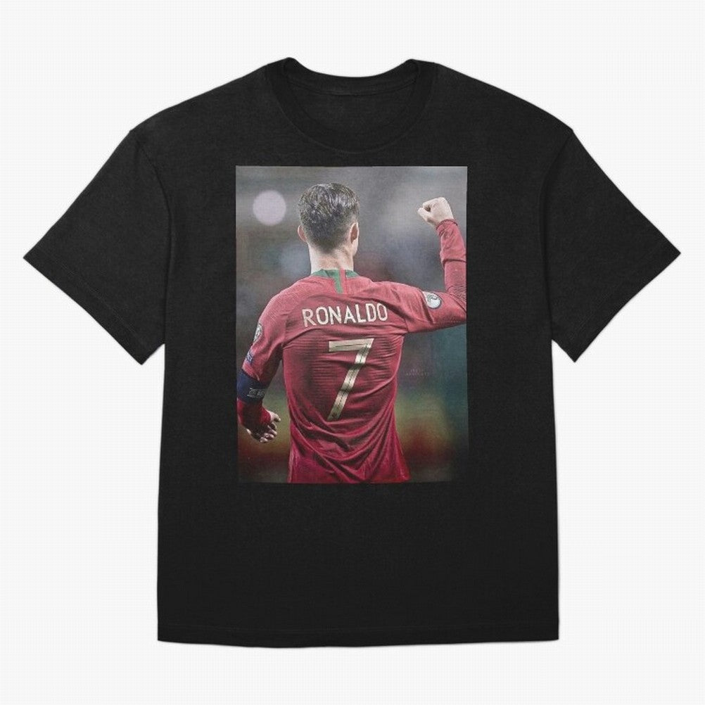Cristiano Ronaldo CR7 Oversized T-Shirt Celebrate Fan Culture around Global Football Passion for FIFA World Cup 2026 USA Canada Mexico, Built around CR7 and Messi, France and Portugal, Fan Favorite Moments, National Team Passion, Big Match Drama