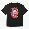 Cristiano Ronaldo Pop Art WPAP Oversized T-Shirt Support Iconic Players in FIFA World Cup 2026 USA Canada Mexico Spirit, Built around Brazil, Portugal and Argentina, Messi, CR7 and Mbappe, Match Day Excitement, Supporter Culture, Golden Goals and