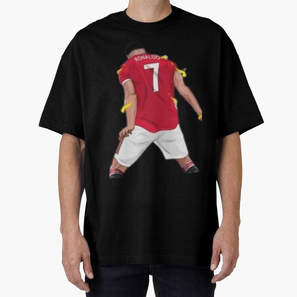 The best player in world Cristiano Ronado Oversized T-Shirt Mark Global Football Passion for FIFA World Cup 2026, Made for Messi, Neymar and Mbappe, France and Portugal, Sports Nostalgia, International Competition, Famous Players and Unforgettable