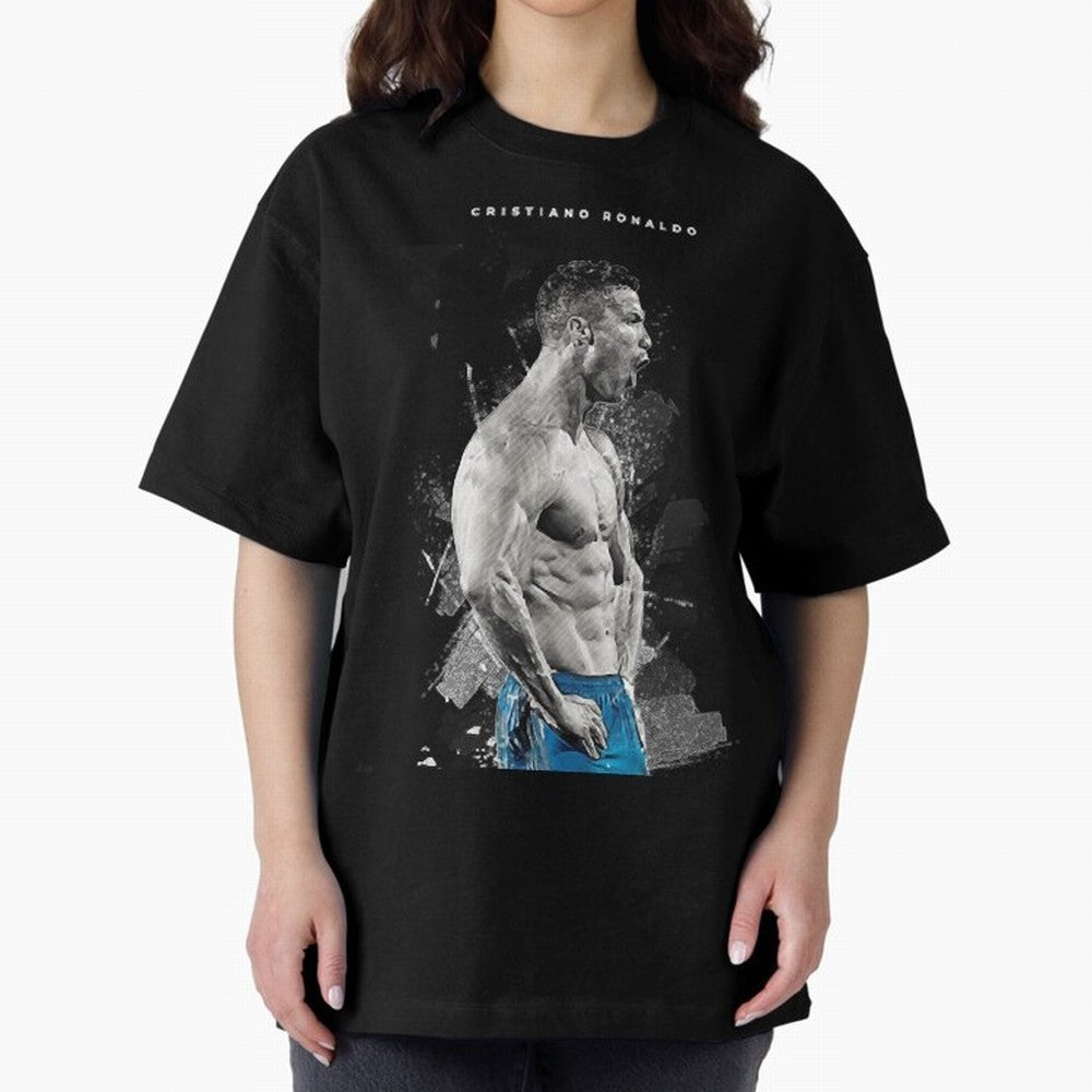 Cristiano Ronaldo Cristiano Ronaldo Oversized T-Shirt Remember Iconic Moments from the FIFA World Cup 2026 Journey through Haaland Highlights, Brazil Pride, Game Day Rituals, Football Legends, Country Pride and the Road to the Final; Ideal for Fans