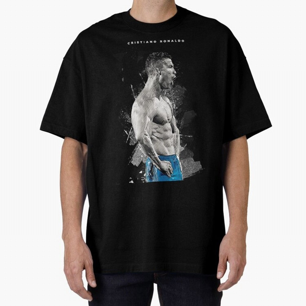 Cristiano Ronaldo Cristiano Ronaldo Oversized T-Shirt Remember Iconic Moments from the FIFA World Cup 2026 Journey through Haaland Highlights, Brazil Pride, Game Day Rituals, Football Legends, Country Pride and the Road to the Final; Ideal for Fans