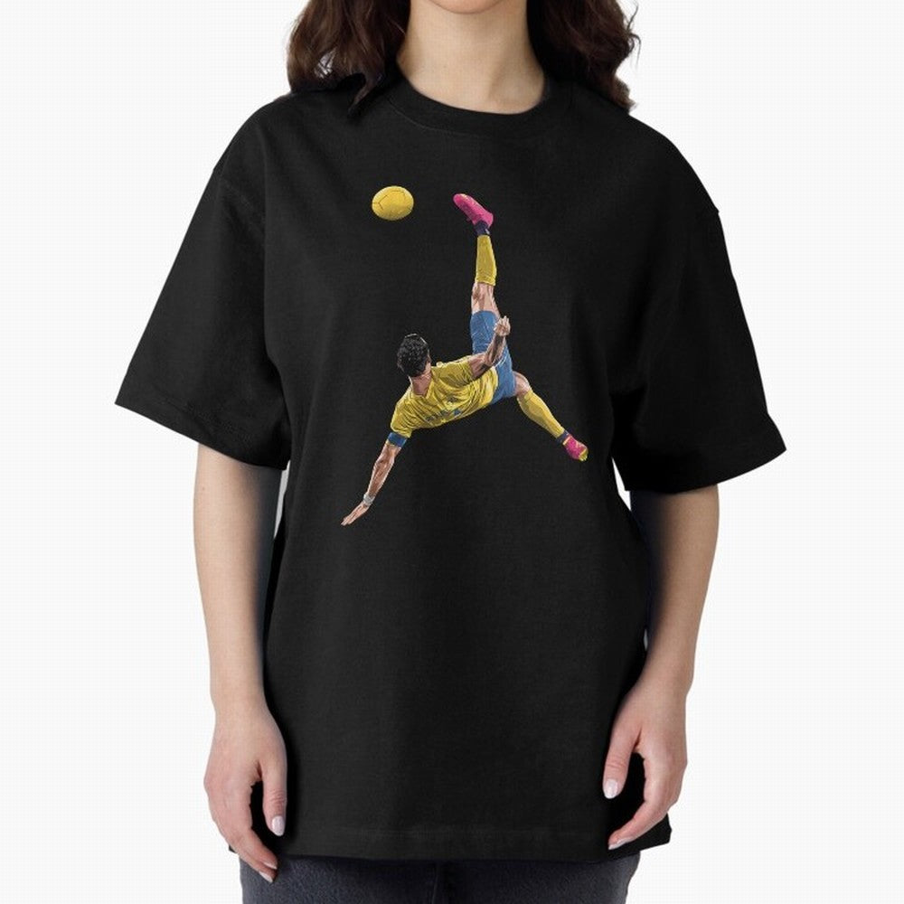 overheadkick bycyle shoot Oversized T-Shirt Make Memories around the FIFA World Cup 2026 Journey through Mbappe and Neymar Highlights, Germany Pride, Match Day Excitement, Supporter Culture, Golden Goals and Global Football Passion; Built for