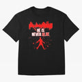 Cr7-Ronaldo-He Is Never Blue Manchester-Red Oversized T-Shirt Stand Proud for Match Day Hype around FIFA World Cup 2026 Group Stage, Haaland and Mbappe, France, Stadium Memories, Football Loyalty, International Chants and Championship Tradition;