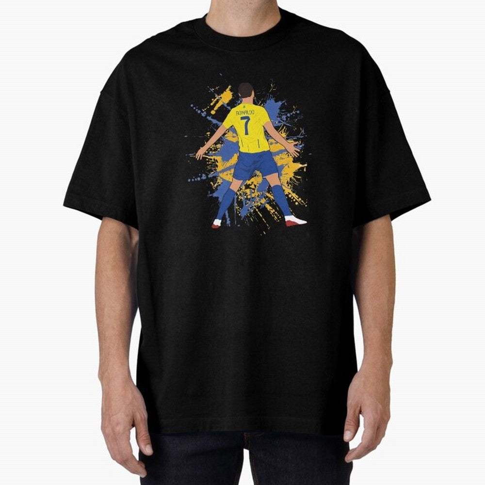 siuu cristiano alnasr football Oversized T-Shirt Bring Champion Energy into FIFA World Cup 2026 for Fans of Neymar, Haaland and Cristiano Ronaldo and Spain, Bringing Football History, Final Match Energy, Crowd Noise and Once in a Lifetime Moments;