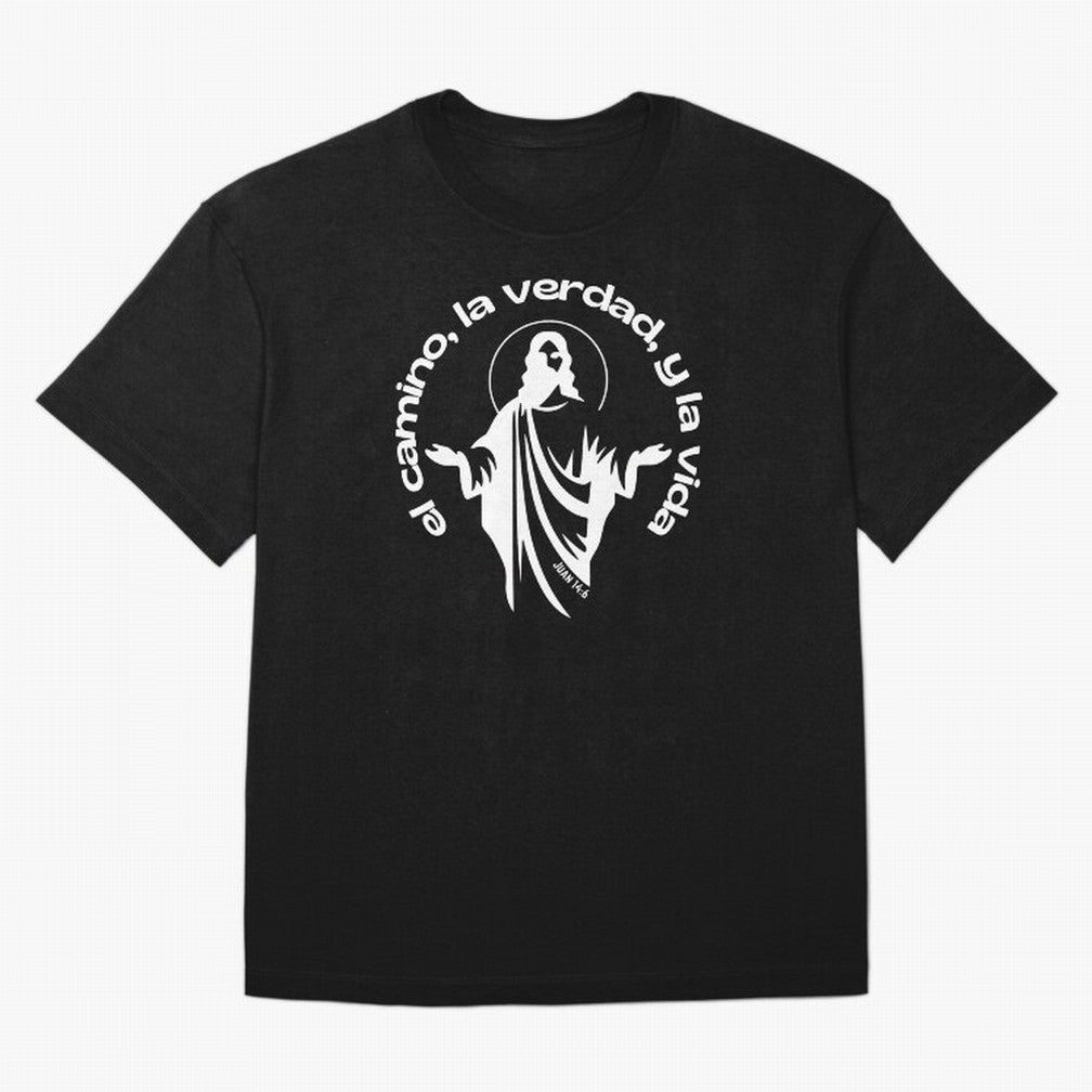 el camino, la verdad, y la vida Oversized T-Shirt Turn Up for FIFA World Cup 2026 Group Stage Highlighting Messi and Cristiano Ronaldo, Brazil Energy, Sports Nostalgia, International Competition, Famous Players and Unforgettable Victories; Perfect