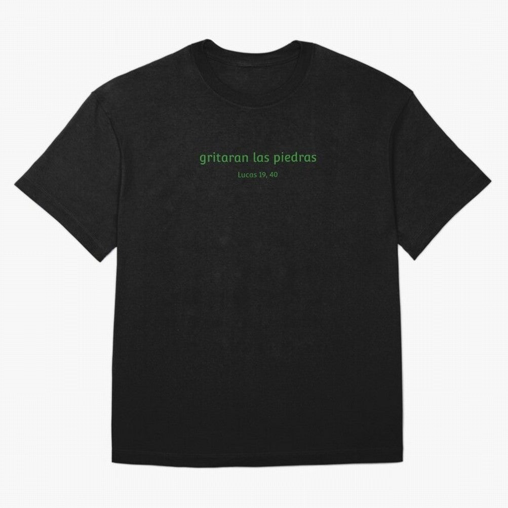 Piedras ¨C Cita b¨ªblica en espa?ol Oversized T-Shirt Remember the FIFA World Cup 2026 Group Stage Journey through Mbappe and Neymar Highlights, France and Portugal Pride, Game Day Rituals, Football Legends, Country Pride and the Road to the Final;