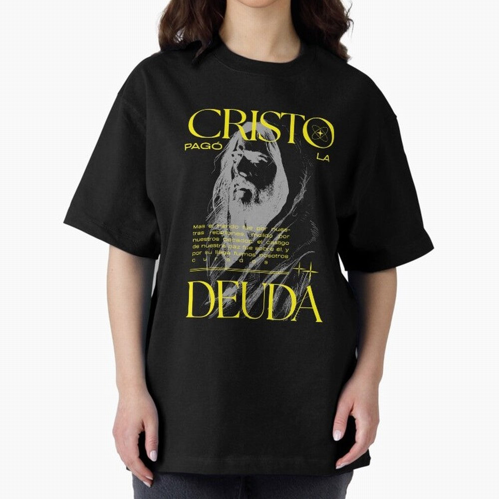 Cristo Pag¨® la Deuda - Isa¨ªas 53:5 Streetwear Style Oversized T-Shirt Carry the Dream of FIFA World Cup 2026 Group Stage Driven by CR7, Argentina, France and Brazil Energy, Game Day Rituals, Football Legends, Country Pride and the Road to the