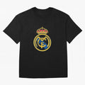 Real Madrid C.F. crest with Cristiano Ronaldo's autograph Oversized T-Shirt Unlock the FIFA World Cup 2026 Journey through Haaland and Mbappe Highlights, France Pride, Vintage Soccer Flavor, Modern Football Stars, National Flags and Final Night