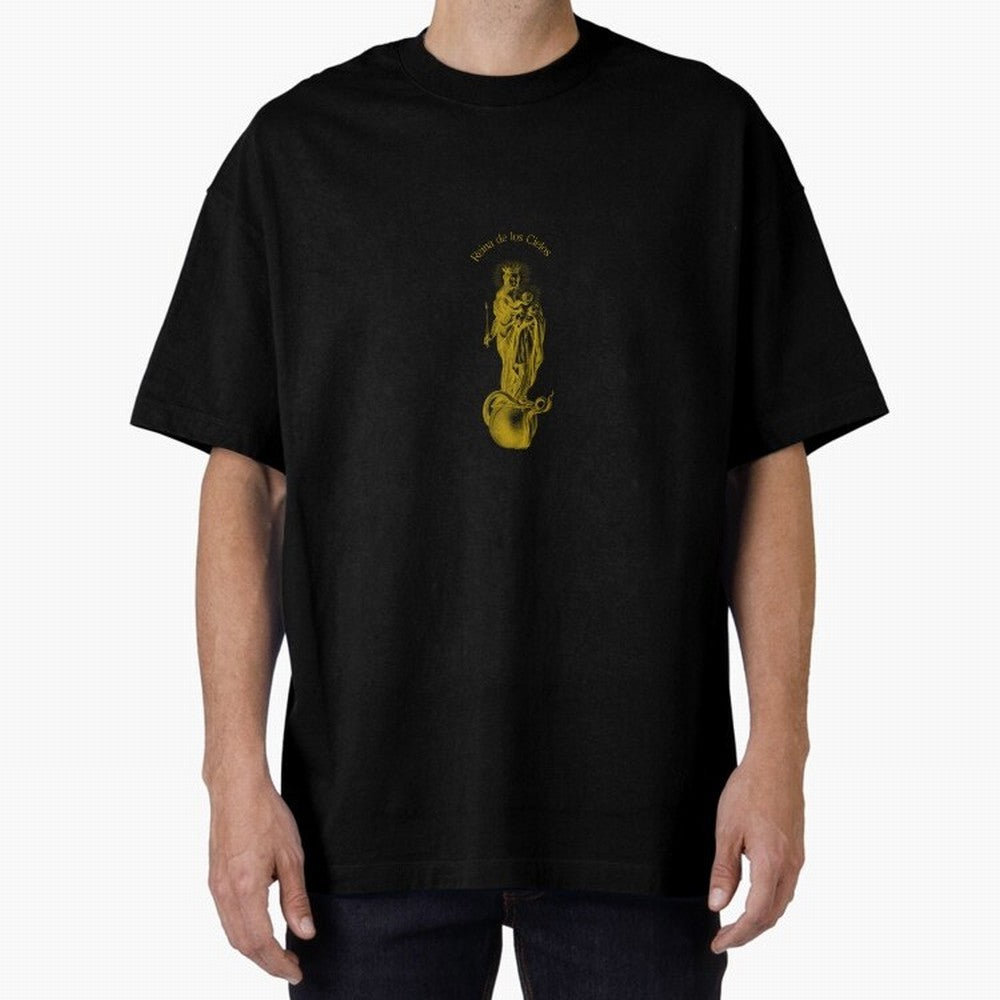Reina de los Cielos Oversized T-Shirt Celebrate the Magic of the FIFA World Cup 2026 USA Canada Mexico Journey through Mbappe and Neymar Highlights, France and Portugal Pride, Football Passion, Legendary Performances, Festival Vibes and Supporter