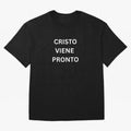 Cristo Viene Pronto T Shirt Oversized T-Shirt Celebrate the Road through Match Day Hype around FIFA World Cup 2026 USA Canada Mexico, Haaland and Mbappe, France, Vintage Soccer Flavor, Modern Football Stars, National Flags and Final Night Emotion;