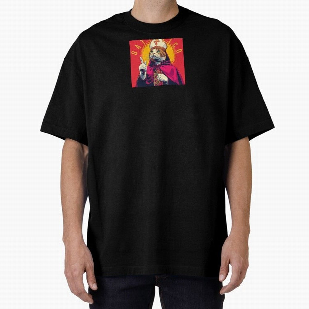 Gattolico Oversized T-Shirt Join Match Day Hype around FIFA World Cup 2026 USA Canada Mexico, Cristiano Ronaldo, Haaland and CR7, England, Championship Spirit, Famous Goals, Roaring Crowds and International Football Unity; Built for Supporters