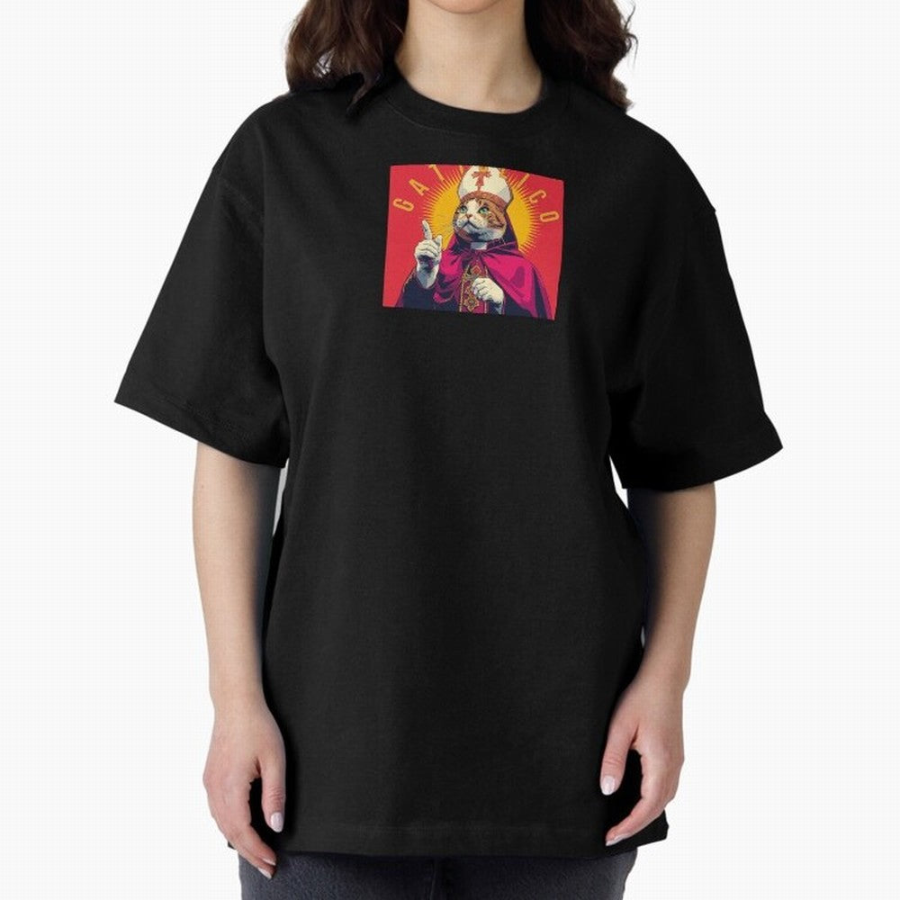 Gattolico Oversized T-Shirt Join Match Day Hype around FIFA World Cup 2026 USA Canada Mexico, Cristiano Ronaldo, Haaland and CR7, England, Championship Spirit, Famous Goals, Roaring Crowds and International Football Unity; Built for Supporters
