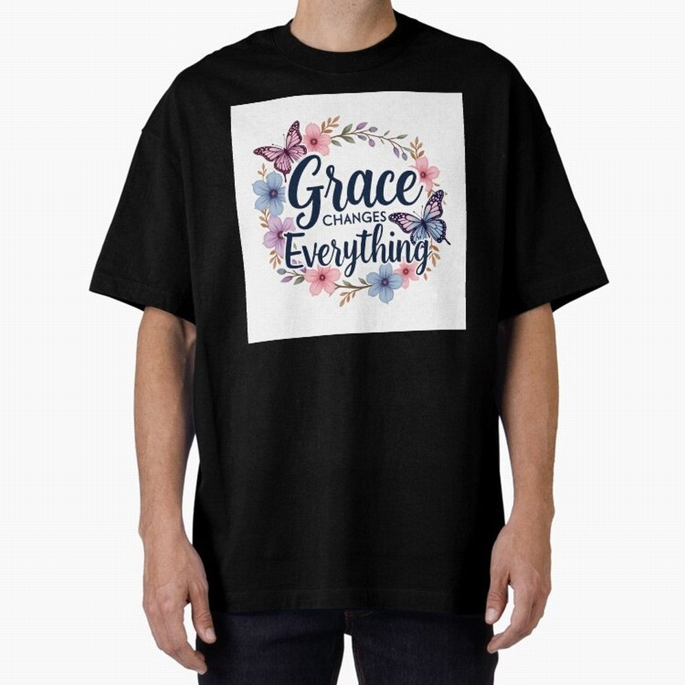 Grace Changes Everything T Shirt Oversized T-Shirt Show Love for Legendary Goals in the FIFA World Cup 2026 Journey through Neymar Highlights, Brazil, Portugal and Argentina Pride, Fan Favorite Moments, National Team Passion, Big Match Drama and