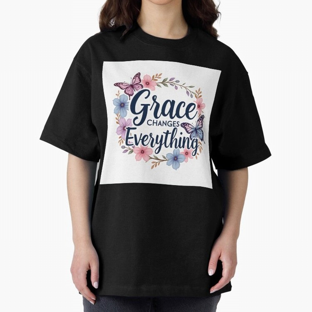 Grace Changes Everything T Shirt Oversized T-Shirt Show Love for Legendary Goals in the FIFA World Cup 2026 Journey through Neymar Highlights, Brazil, Portugal and Argentina Pride, Fan Favorite Moments, National Team Passion, Big Match Drama and