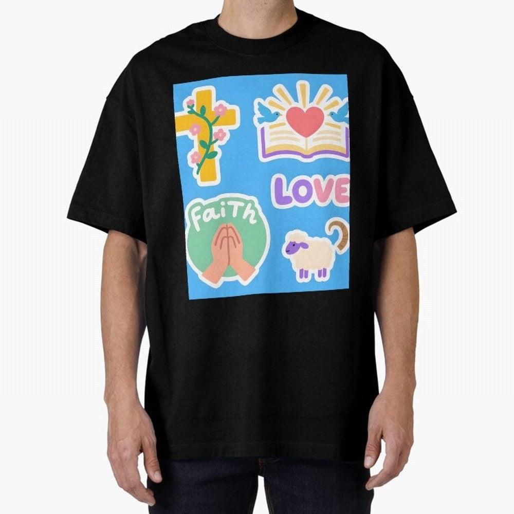 Love Faith T shirt Oversized T-Shirt Show Up for the Glory of FIFA World Cup 2026 USA Canada Mexico Spirit, Connected to Germany, Messi, CR7 and Mbappe, Sports Nostalgia, International Competition, Famous Players and Unforgettable Victories; Built