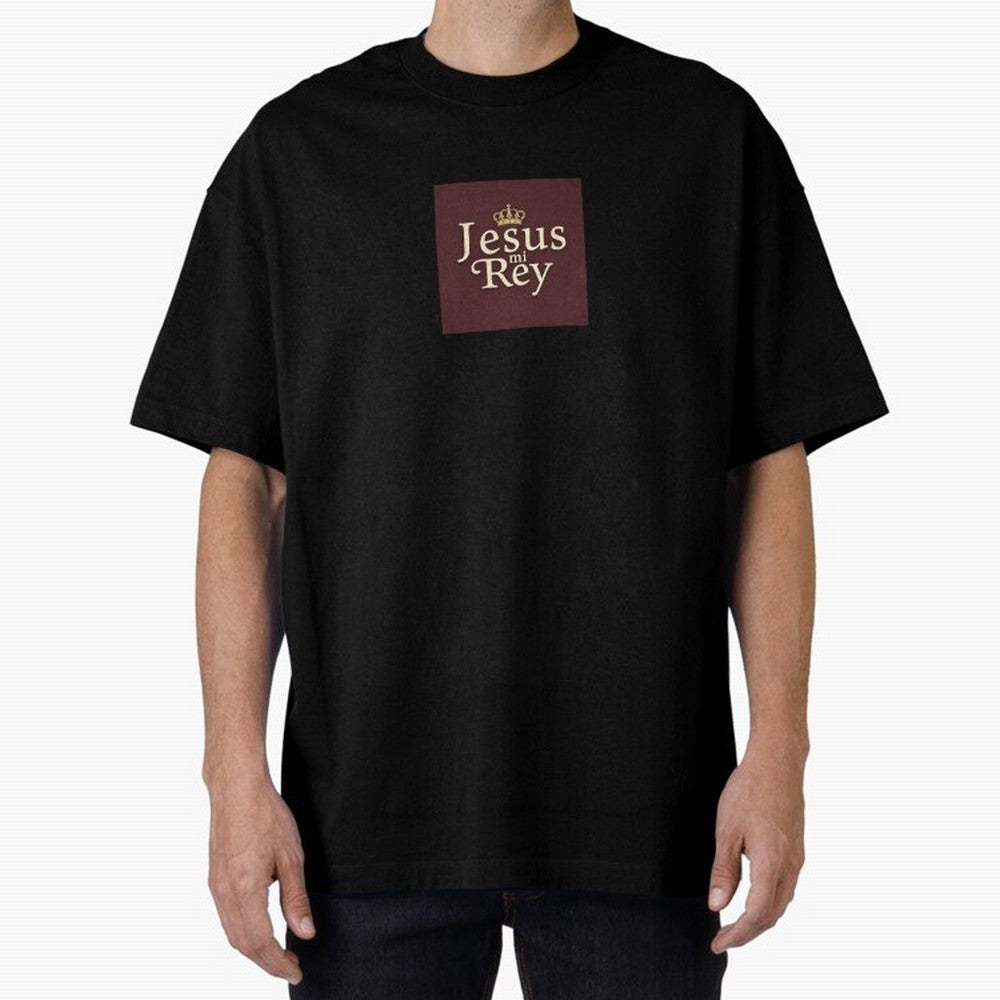 Jesus Mi Rey T shirt Oversized T-Shirt Keep Football History Alive during FIFA World Cup 2026 for Fans of Mbappe and France and Portugal, Bringing Football Passion, Legendary Performances, Festival Vibes and Supporter Community; Made for Die Hard