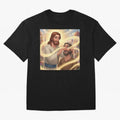 Jesus cure the blind Oversized T-Shirt Experience FIFA World Cup 2026 USA Canada Mexico Highlighting Mbappe, Brazil, Portugal and Argentina Energy, Global Supporter Spirit, Legendary Goals, National Colors and Tournament Celebration; Made for Die