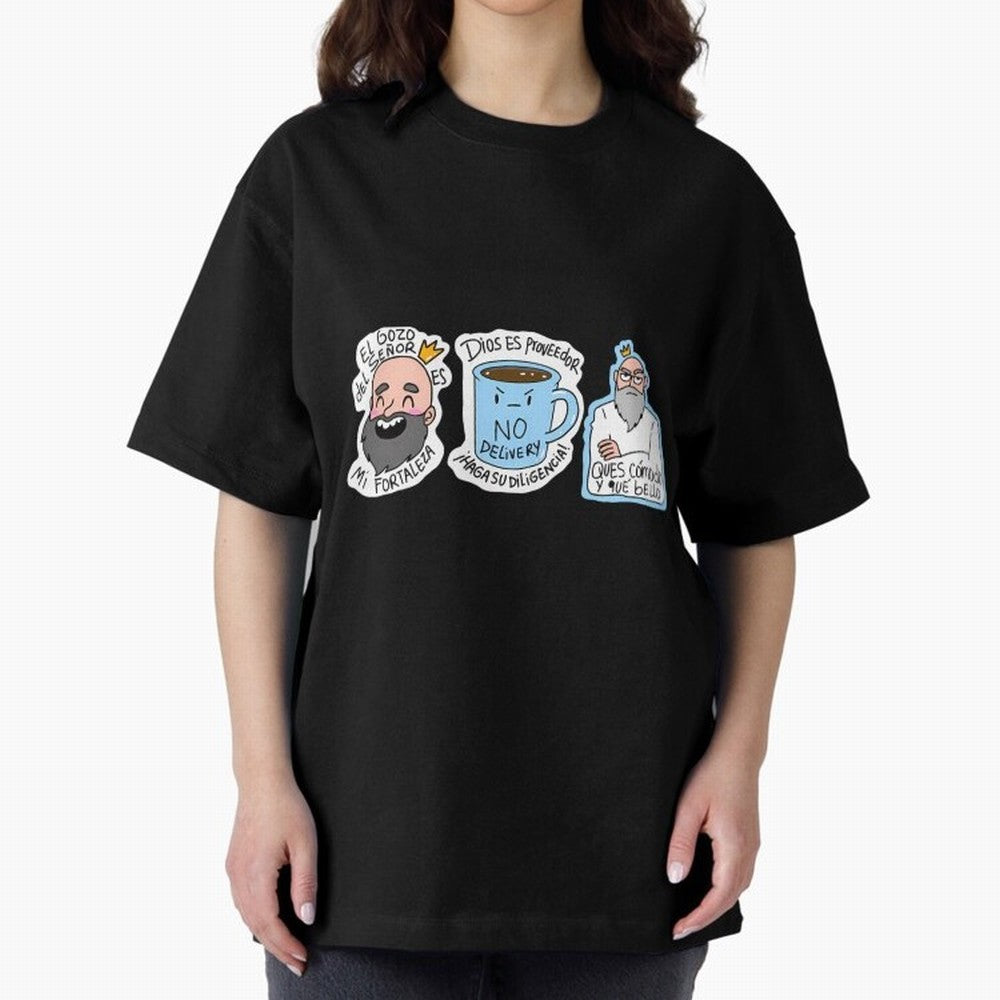 El Gozo Del Seor Es Mi Fortaleza Recuerda Que Dios Es Proveedor No Delivery Oversized T-Shirt Celebrate Football Heritage in FIFA World Cup 2026 Group Stage for Fans of Messi and Cristiano Ronaldo and Spain, Bringing Football Festival Excitement,