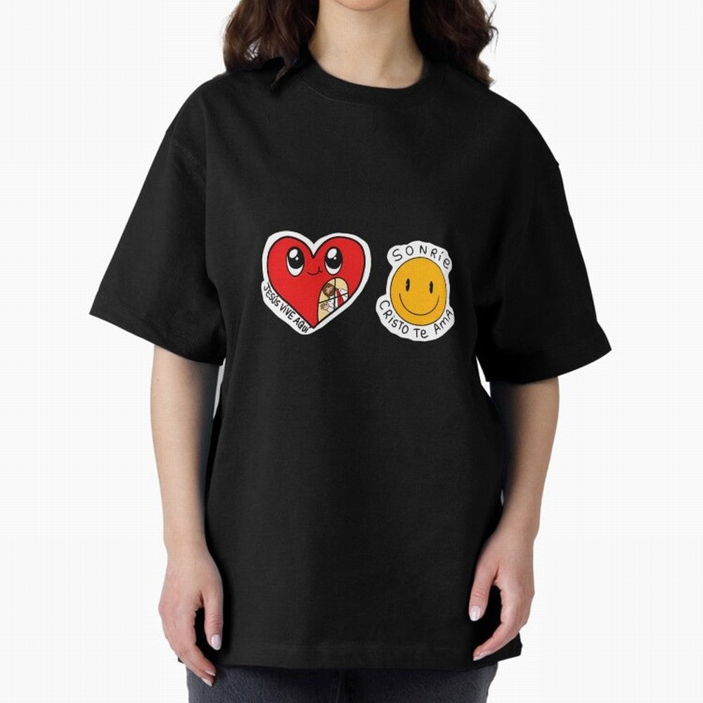 Jesus Vive Aqu Oversized T-Shirt Refresh FIFA World Cup 2026 for Fans of Haaland and Mbappe and Argentina and Brazil, Bringing Vintage Soccer Flavor, Modern Football Stars, National Flags and Final Night Emotion; Built for Supporters Chasing Trophy