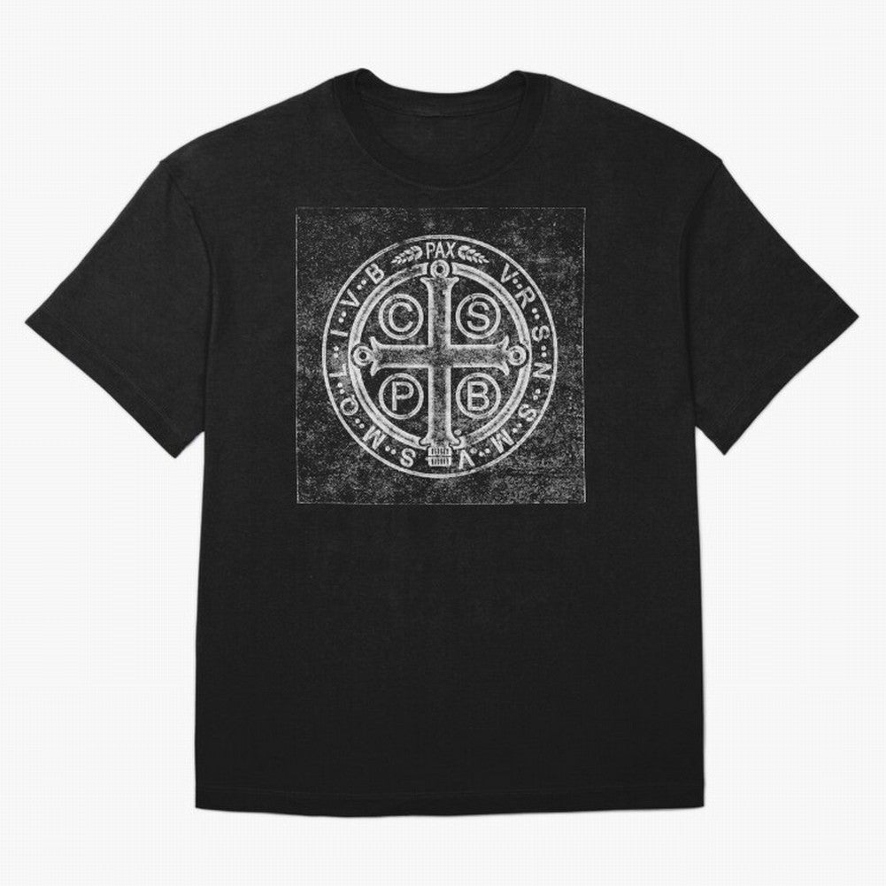 Medalla de San Benito Back Relieve Oversized T-Shirt Follow the Road to Global Football Passion for FIFA World Cup 2026, Filled with Neymar, Brazil, Match Day Excitement, Supporter Culture, Golden Goals and Global Football Passion; Ideal for Fans