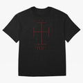 Cruz Ang¨¦lica de Santo Tom¨¢s de Aquino Black n Red Oversized T-Shirt Fuel Global Football Passion for FIFA World Cup 2026 Group Stage, Inspired by Neymar, France and Portugal, Goal Celebration Energy, Supporter Heritage, Football Icons and