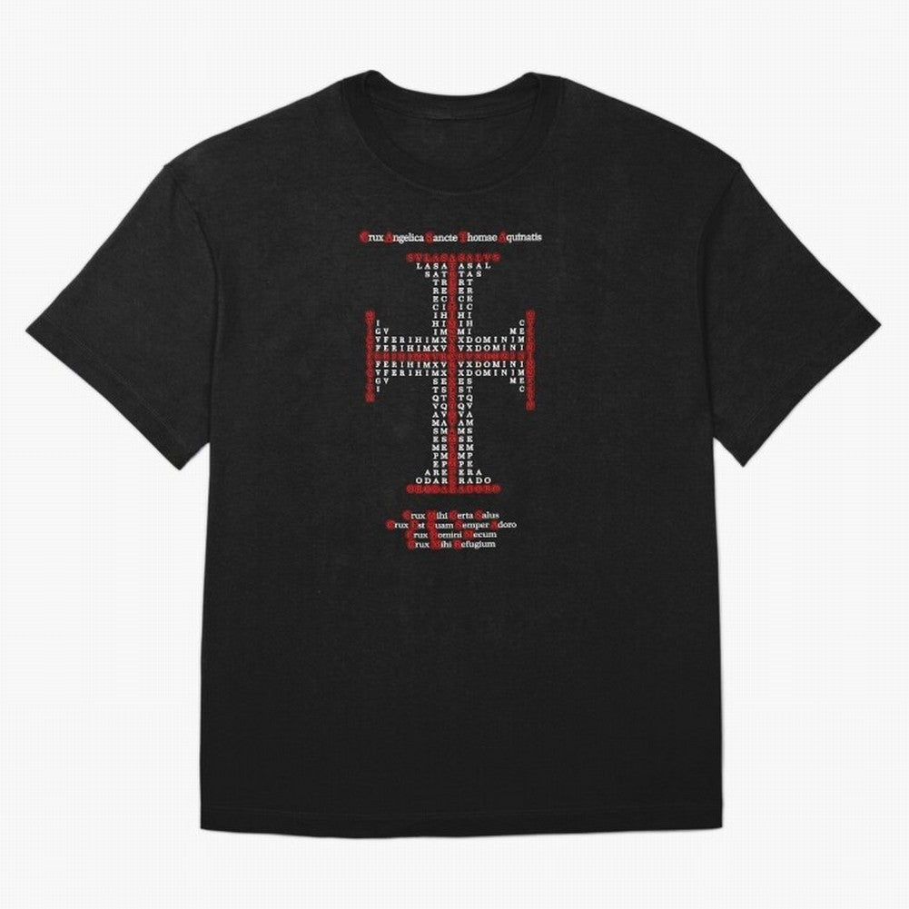 Cruz Ang¨¦lica de Santo Tom¨¢s de Aquino Red n White Oversized T-Shirt Turn Up for Global Football Passion for FIFA World Cup 2026 USA Canada Mexico, Capturing Messi, Neymar and Mbappe, Argentina, Classic Soccer Heritage, Championship Pressure, Fan
