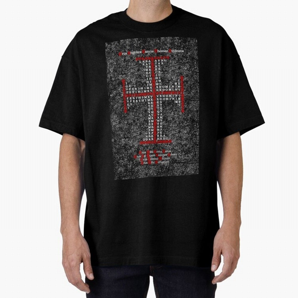 Cruz Ang¨¦lica de Santo Tom¨¢s de Aquino Relieve Oversized T-Shirt Bring a Vintage Feel to Match Day Hype around FIFA World Cup 2026 USA Canada Mexico, Cristiano Ronaldo, Haaland and CR7, Spain and Netherlands, Classic Soccer Heritage, Championship