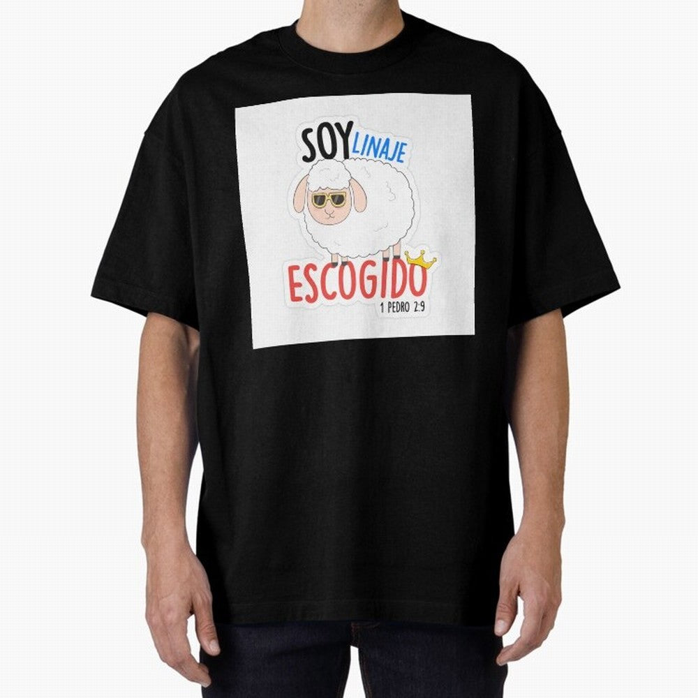 Soy Linaje Escogido - Sticker Cristiano Oversized T-Shirt Make Every Kick Count in FIFA World Cup 2026 Centered on Haaland, Brazil, Portugal and Argentina Energy, Supporter Pride, Iconic Celebrations, Legendary Names and Global Match Day Energy;