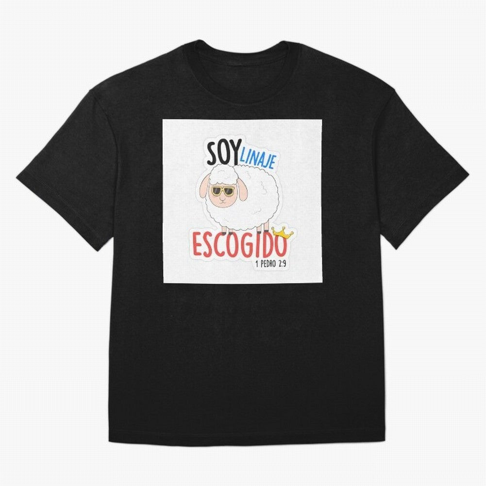 Soy Linaje Escogido - Sticker Cristiano Oversized T-Shirt Make Every Kick Count in FIFA World Cup 2026 Centered on Haaland, Brazil, Portugal and Argentina Energy, Supporter Pride, Iconic Celebrations, Legendary Names and Global Match Day Energy;