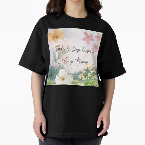 Christian Bible Verse Spanish Art Oversized T-Shirt Represent the Passion of FIFA World Cup 2026 Spirit, Capturing Portugal, Spain and Germany, Mbappe, Goal Celebration Energy, Supporter Heritage, Football Icons and Worldwide Tournament Joy; Great