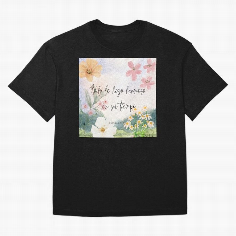 Christian Bible Verse Spanish Art Oversized T-Shirt Represent the Passion of FIFA World Cup 2026 Spirit, Capturing Portugal, Spain and Germany, Mbappe, Goal Celebration Energy, Supporter Heritage, Football Icons and Worldwide Tournament Joy; Great