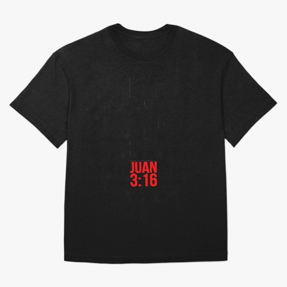 Porque de tal manera amo Dios al mundo - Mensajes Biblicos para Cristianos - Spanish Biblical Quotes for Christians Oversized T-Shirt Celebrate Fan Favorites in FIFA World Cup 2026 Group Stage Featuring Messi, CR7 and Mbappe, Spain and Netherlands