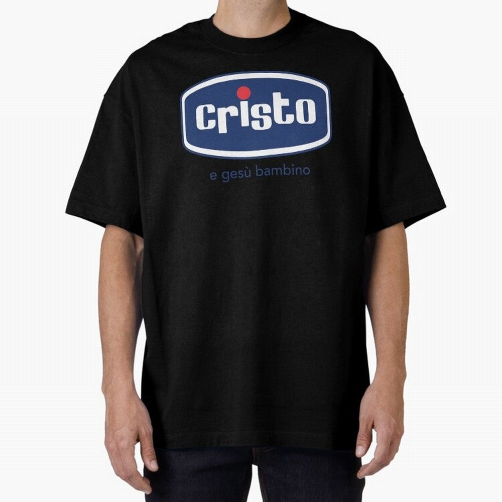 Cristo e ges¨´ bambino ? Oversized T-Shirt Honor the Beautiful Game during FIFA World Cup 2026 USA Canada Mexico for Fans of Mbappe and Neymar and Spain, Bringing Match Day Excitement, Supporter Culture, Golden Goals and Global Football Passion;
