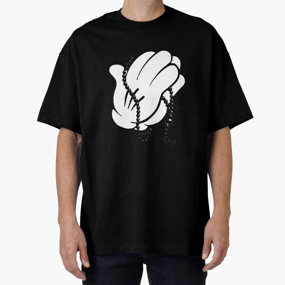 Funny praying hands Oversized T-Shirt Join the Global Buzz around FIFA World Cup 2026 Group Stage for Fans of Mbappe and Neymar and Germany, Bringing Global Supporter Spirit, Legendary Goals, National Colors and Tournament Celebration; Perfect for