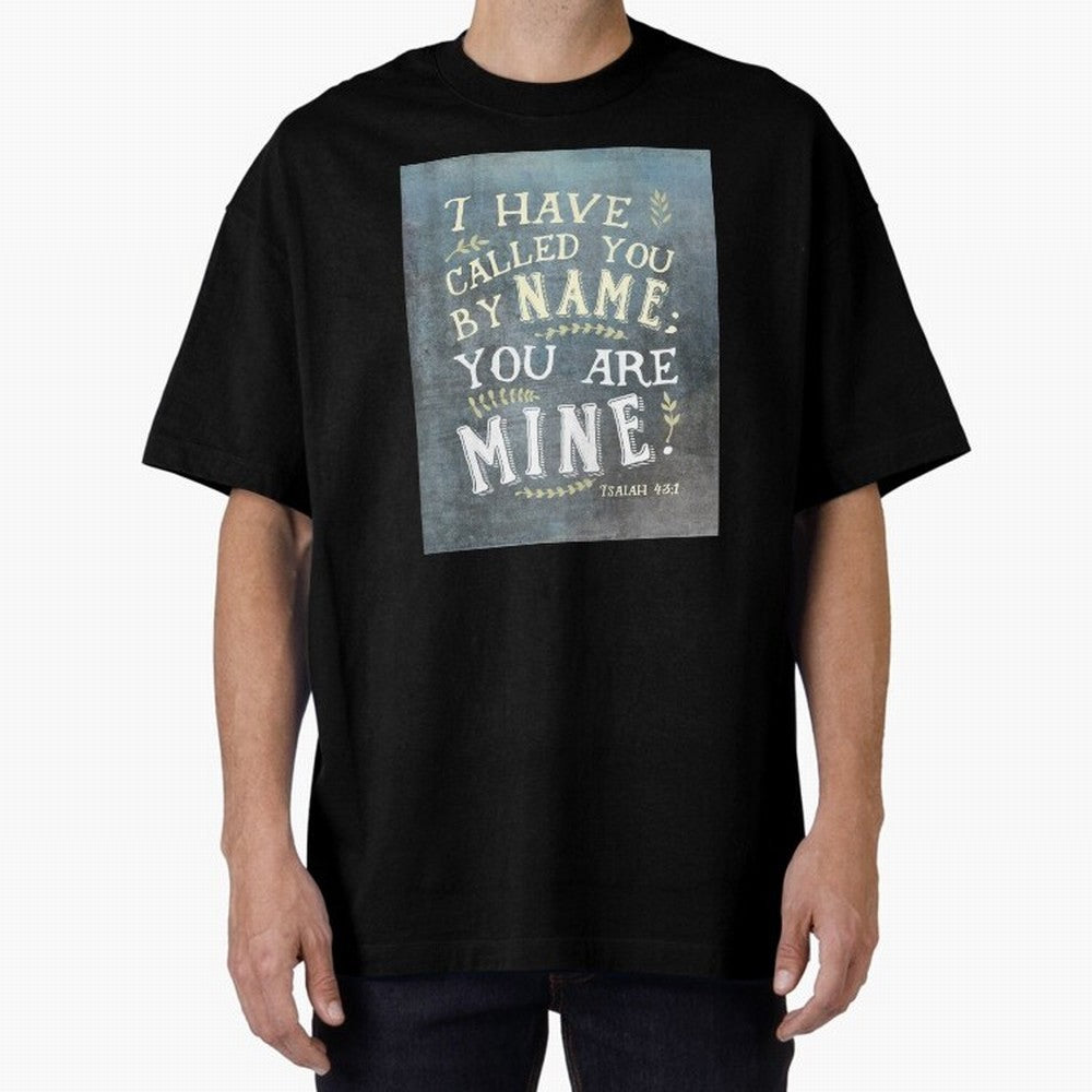 Isaiah 43:1: I Have Called You by Name Oversized T-Shirt Bring Trophy Dreams to the FIFA World Cup 2026 USA Canada Mexico Journey through Cristiano Ronaldo, Haaland and CR7 Highlights, England Pride, Worldwide Fan Energy, Dramatic Goals, Stadium