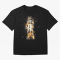 Ronaldo On Fire T Shirt Cristiano Cr7 Soccer S Jersey Men Madrid 7 Portugal Football Real White Kids Tee Mens Black Oversized T-Shirt Carry National Pride through FIFA World Cup 2026 USA Canada Mexico for Fans of Haaland and Mbappe and Portugal,