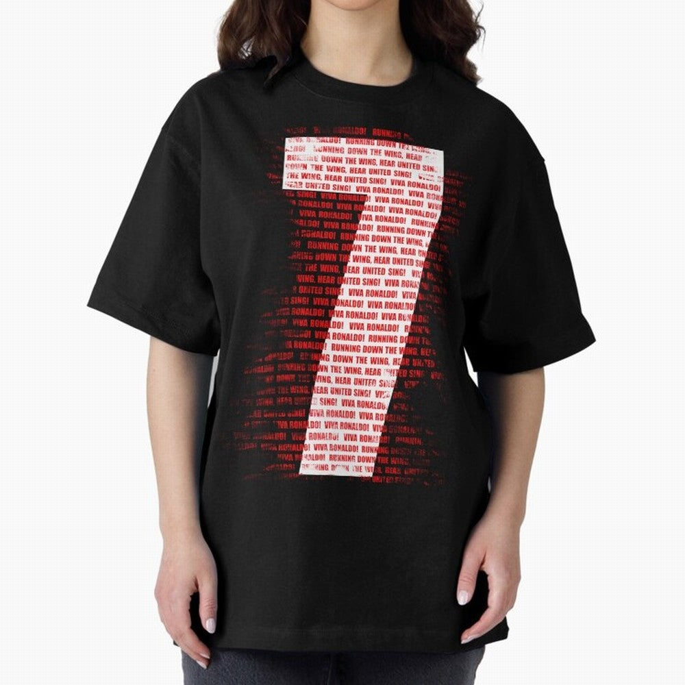 Viva Ronaldo - Chant - Number 7 Oversized T-Shirt Turn Up for FIFA World Cup 2026 Group Stage Made for CR7 and Messi, Argentina Energy, Game Day Rituals, Football Legends, Country Pride and the Road to the Final; Ideal for Football Dads, Football