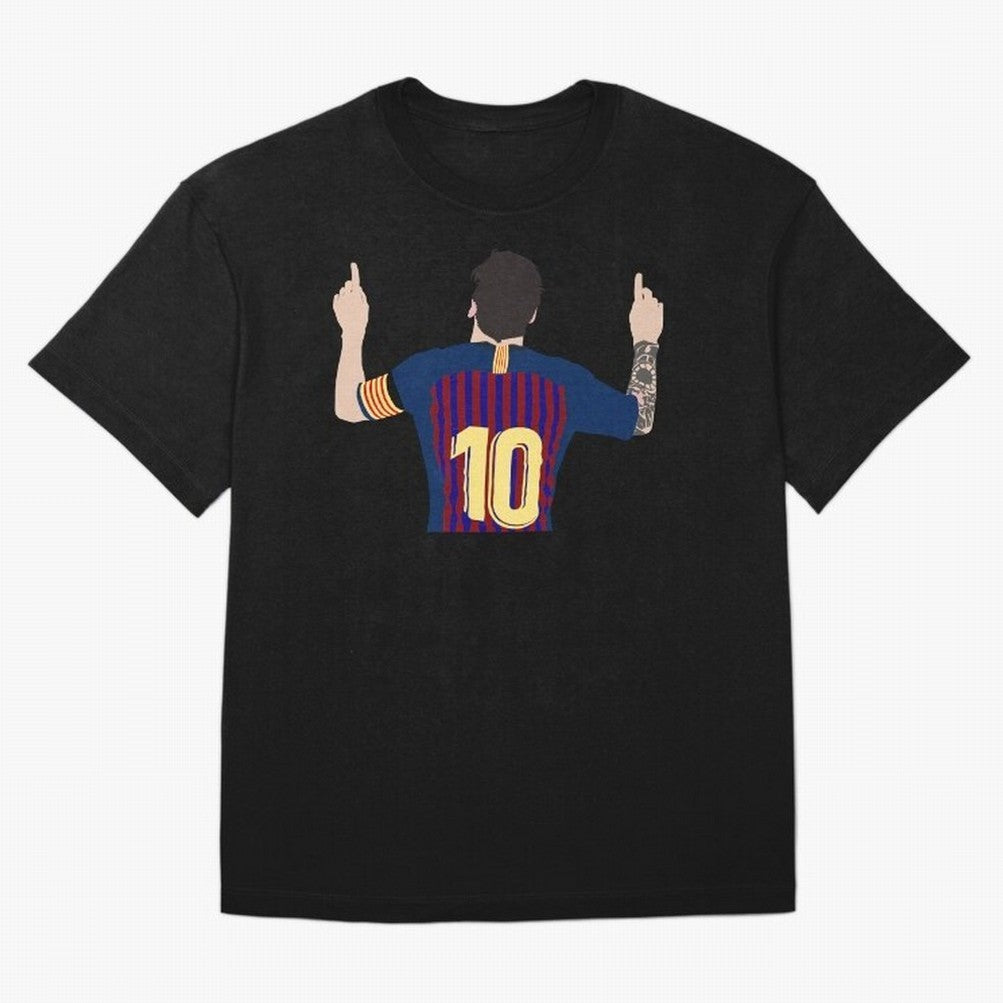 Lionel Messi Iconic Goal Celebration #o44 Oversized T-Shirt Celebrate Unforgettable Nights in FIFA World Cup 2026 Spirit, Celebrating England, Haaland, Game Day Rituals, Football Legends, Country Pride and the Road to the Final; Great for Watch