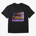 Mclaren in Gradient Metallic Color Oversized T-Shirt Celebrate Fan Culture around Match Day Hype around FIFA World Cup 2026 Group Stage, Haaland, England and Germany, Supporter Pride, Iconic Celebrations, Legendary Names and Global Match Day