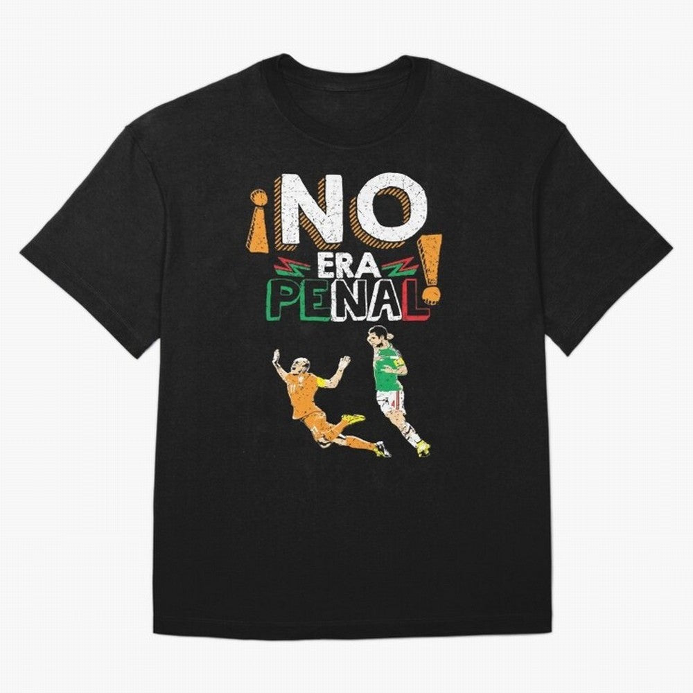 No Era Penal Oversized T-Shirt Bring Stadium Energy to FIFA World Cup 2026 USA Canada Mexico Capturing Mbappe, Spain Energy, Football Festival Excitement, Trophy Ambitions, Country Rivalries and Star Player Buzz; Ideal for Fans Who Follow Messi,