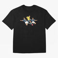Ronaldo vs Maldini & Cannavaro Iconic Football Moment Oversized T-Shirt Back the Journey through Global Football Passion for FIFA World Cup 2026 Group Stage, Centered on CR7, Argentina, France and Brazil, Goal Celebration Energy, Supporter