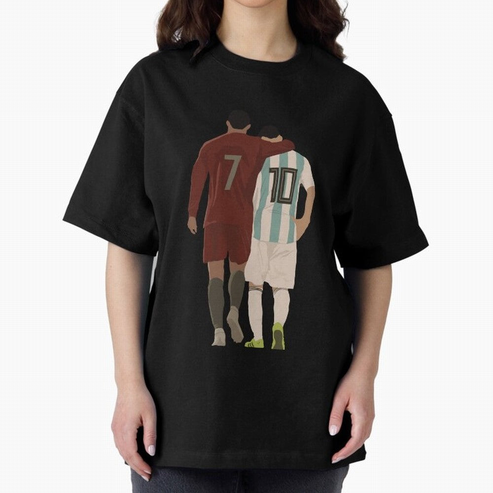 The Greatest Of All Time Oversized T-Shirt Celebrate Rivalries and Pride in FIFA World Cup 2026 USA Canada Mexico Spirit, Connected to England, France and Netherlands, Mbappe, Football Passion, Legendary Performances, Festival Vibes and Supporter