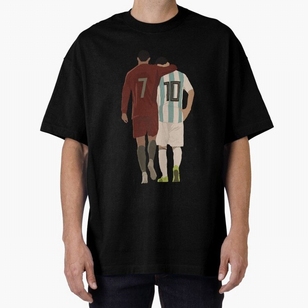 The Greatest Of All Time Oversized T-Shirt Celebrate Rivalries and Pride in FIFA World Cup 2026 USA Canada Mexico Spirit, Connected to England, France and Netherlands, Mbappe, Football Passion, Legendary Performances, Festival Vibes and Supporter
