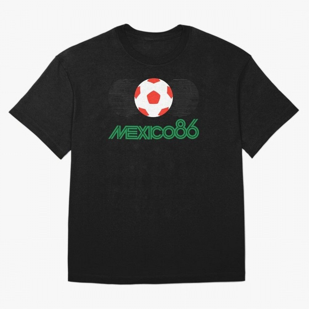 Mexico 86 Oversized T-Shirt Represent the Passion of FIFA World Cup 2026 USA Canada Mexico Spirit, Highlighting Netherlands, Haaland and Mbappe, Goal Celebration Energy, Supporter Heritage, Football Icons and Worldwide Tournament Joy; Perfect for
