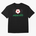 Mexico 86 Oversized T-Shirt Represent the Passion of FIFA World Cup 2026 USA Canada Mexico Spirit, Highlighting Netherlands, Haaland and Mbappe, Goal Celebration Energy, Supporter Heritage, Football Icons and Worldwide Tournament Joy; Perfect for