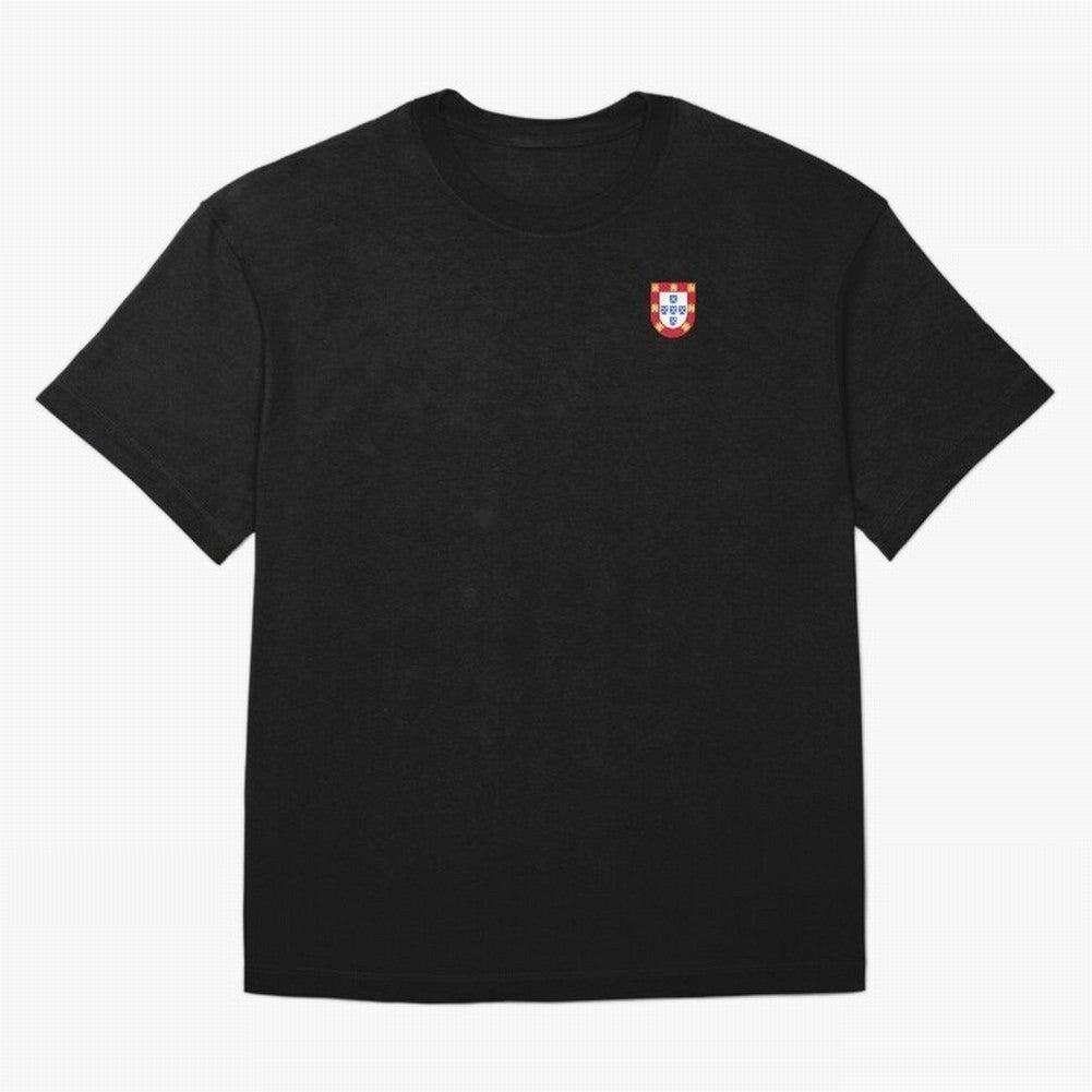 Portuguese Shield Oversized T-Shirt Celebrate Every Goal in the FIFA World Cup 2026 Journey through Haaland Highlights, England and Germany Pride, Sports Nostalgia, International Competition, Famous Players and Unforgettable Victories; Ideal for