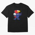 Footix - World Cup 98' Mascote Logo Oversized T-Shirt Feel the Heartbeat of Global Football Passion for FIFA World Cup 2026 USA Canada Mexico, Inspired by Haaland and Mbappe, Portugal, Tournament Hype, Historic Matchups, Family Viewing Parties and