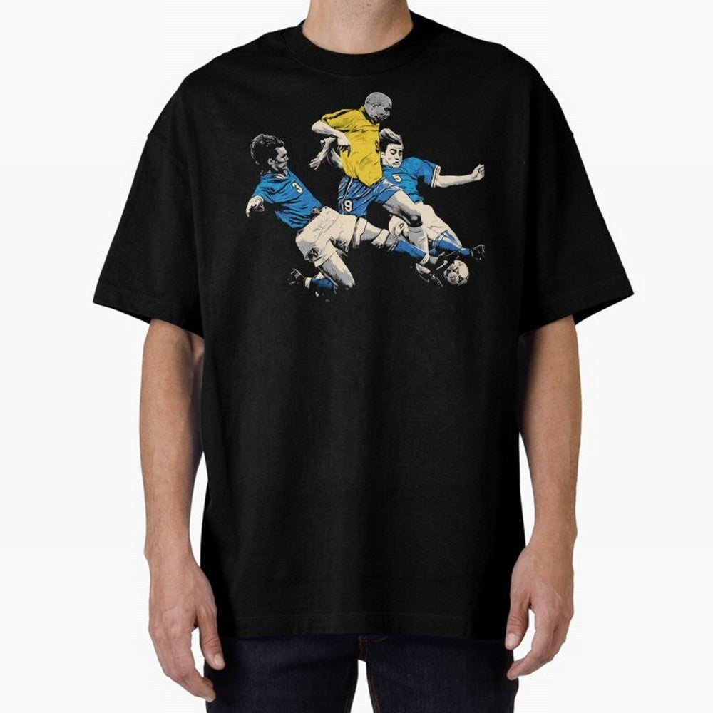 Ronaldo Nazario Oversized T-Shirt Back Your Heroes with FIFA World Cup 2026 Group Stage for Fans of Neymar and England and Germany, Bringing Stadium Memories, Football Loyalty, International Chants and Championship Tradition; Perfect for Supporters