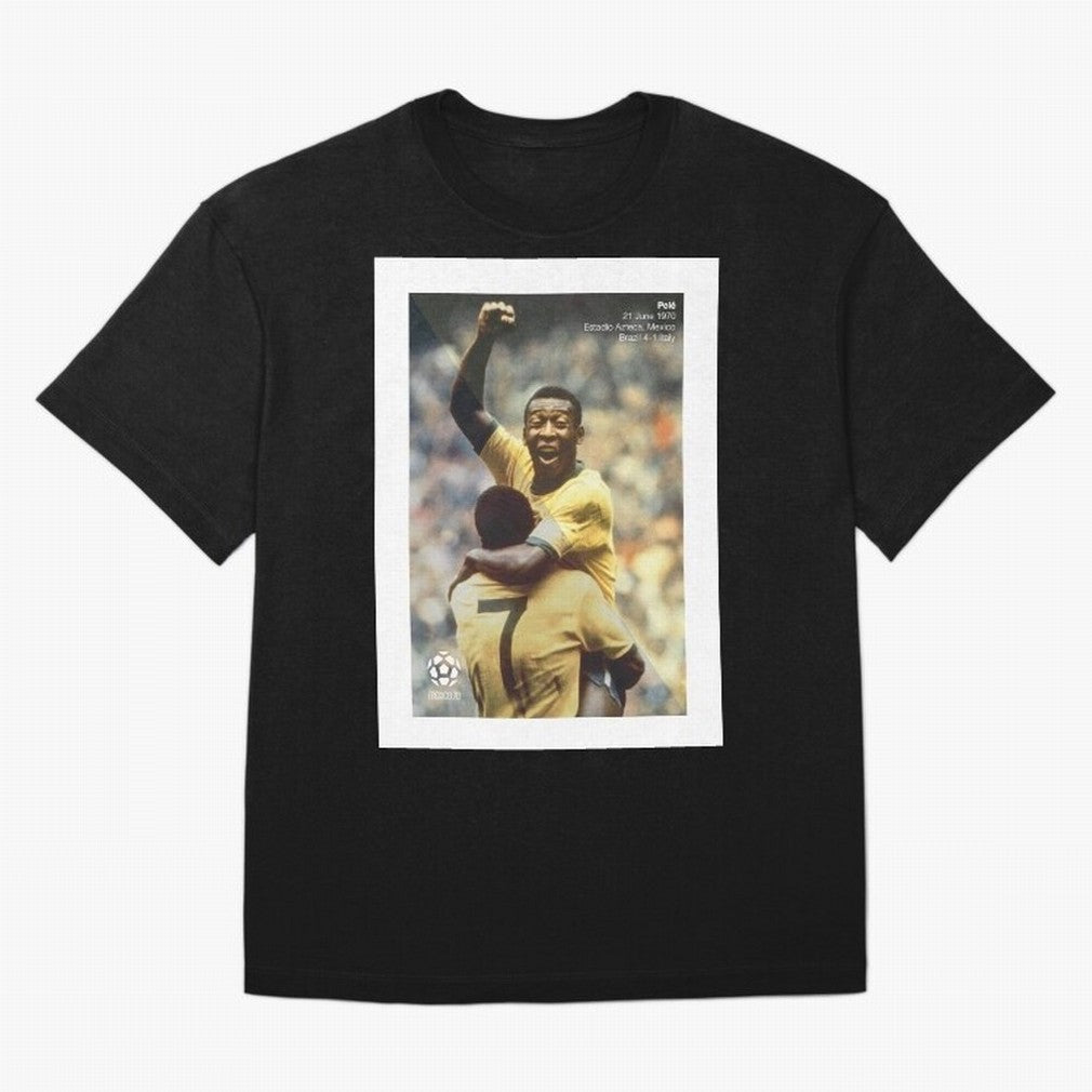 Pele Oversized T-Shirt Back Your Heroes with FIFA World Cup 2026 USA Canada Mexico for Fans of CR7 and Messi and Spain and Netherlands, Bringing Tournament Hype, Historic Matchups, Family Viewing Parties and Global Sports Pride; Ideal for Fans Who
